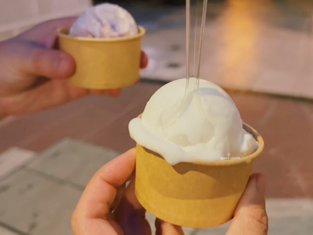 スペインの街、フィゲラスのアイスクリームショップStracciatella