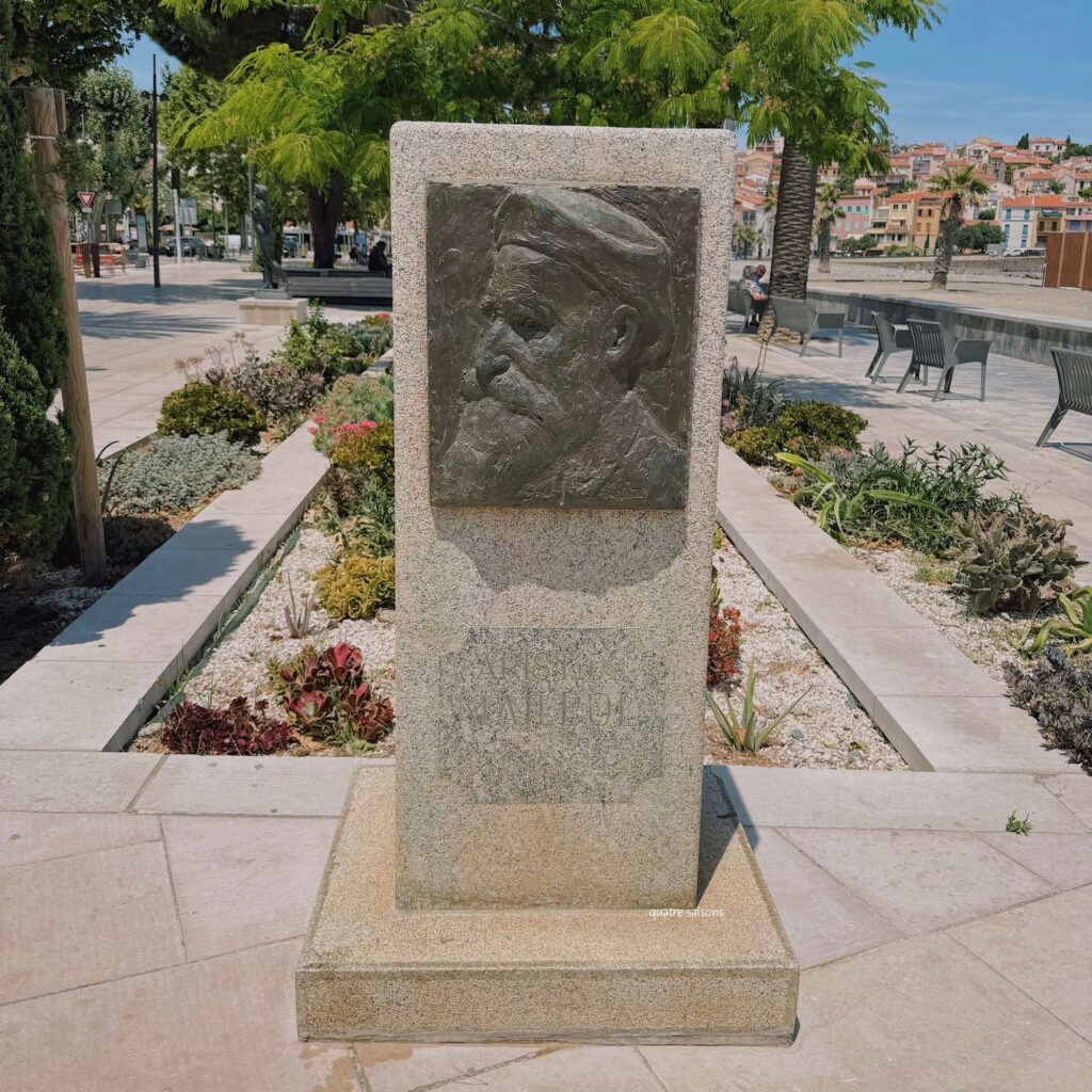 スペイン国境近く、フランス南西部の街バニュルスシュルメールにあるマイヨールの自画像