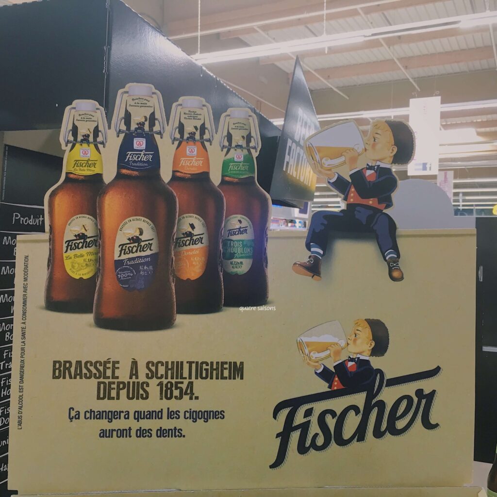 アルザスのビールブランド、Fischer(フィッシャー)